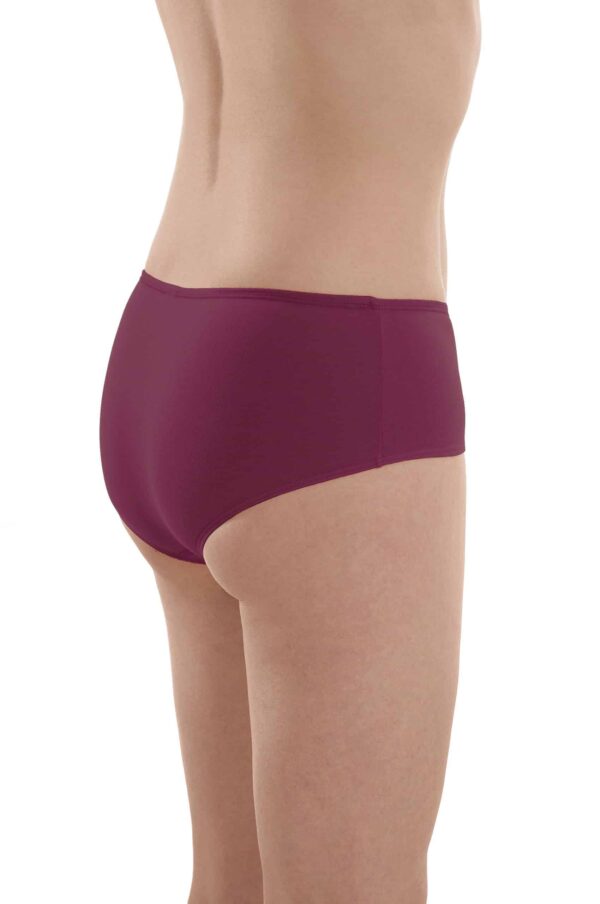 Fairtrade panty wine red